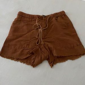 Free People Linen Shorts